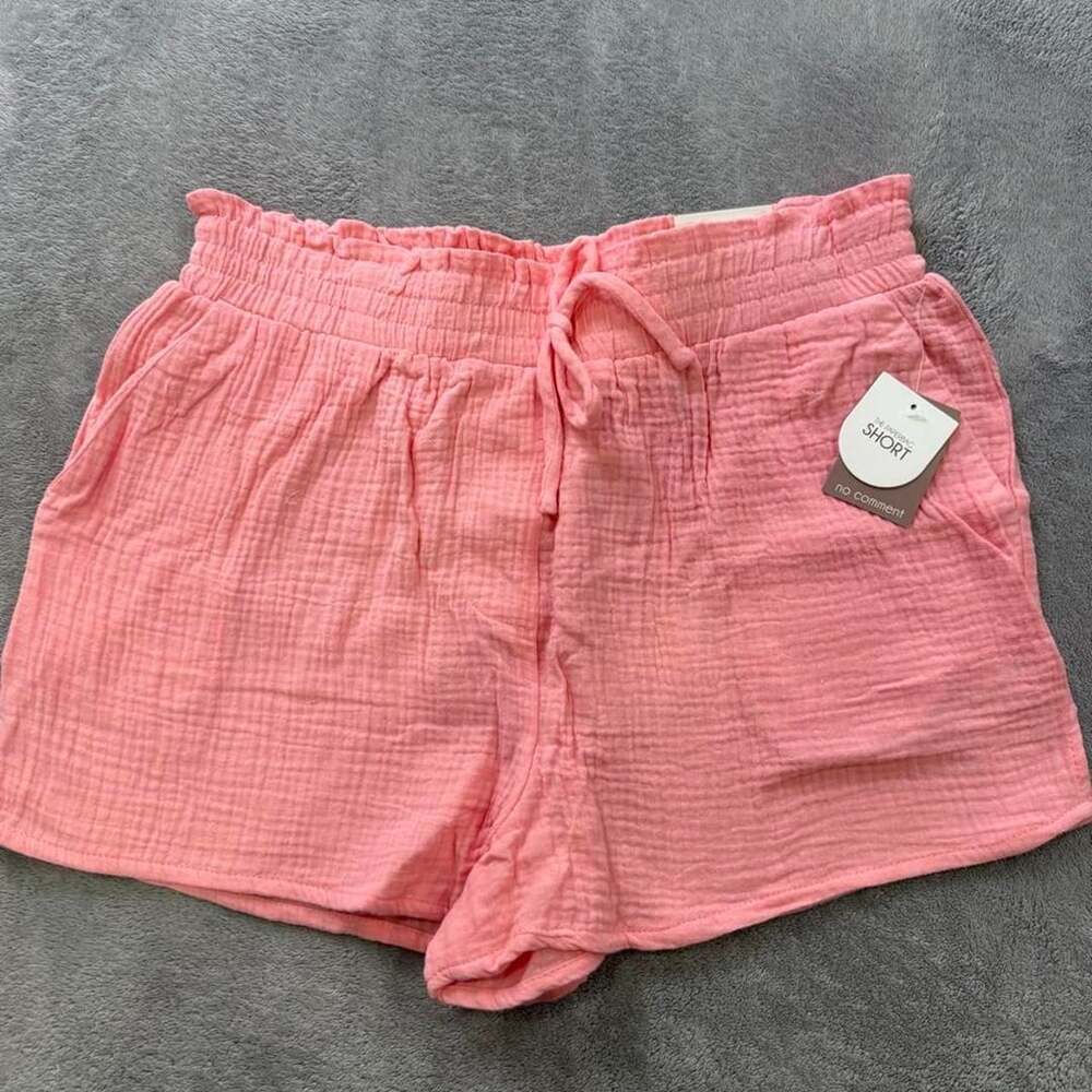 No Comment The Paperbag Short Size M Pink Cotton